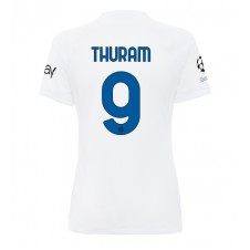 Inter Milan Marcus Thuram #9 Bortedrakt Kvinner 2023-24 Kortermet